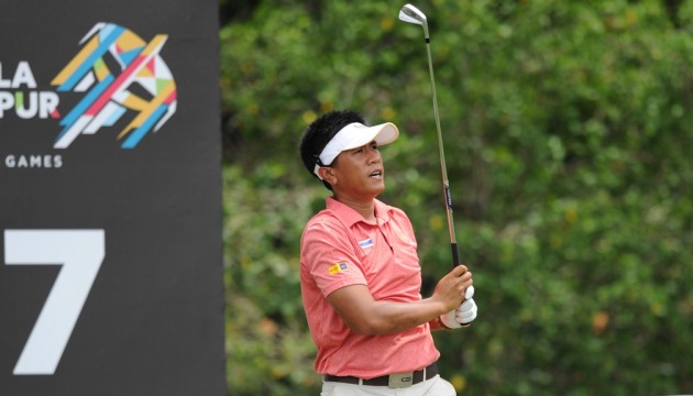 SEA Games 29: Golfer người Thái Kammalas Namuangruk dẫn đầu bảng Nam với điểm số -8