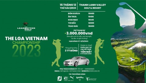 Học viện Golf Leadbetter Việt Nam công bố giải đấu LGA Vietnam Championship 2023 