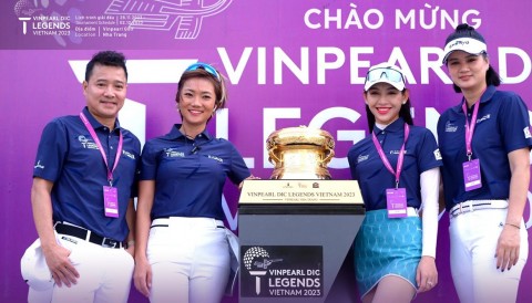 Hồng Sơn, Kim Huệ, Thanh Tú 'tất bật' tại Vinpearl DIC Legends Vietnam