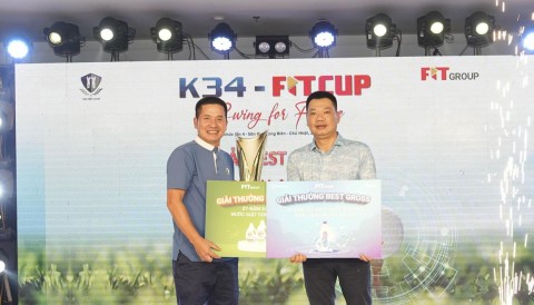 Golfer Châu Anh Quyết vô địch K34 F.I.T Cup 2024 với Best gross 75 gậy