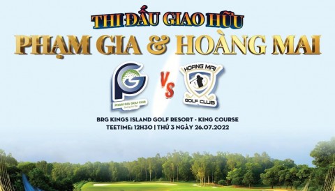 CLB Golf Hoàng Mai 'thách đấu' với CLB Vô địch giải golf Dòng Họ