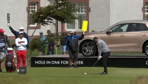 Ghi điểm Hole in one ở Scottish Open, golfer mang thưởng ô tô về cho cả caddie