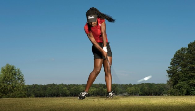 Mariah-Stackhouse-golf-fundamentals-impact