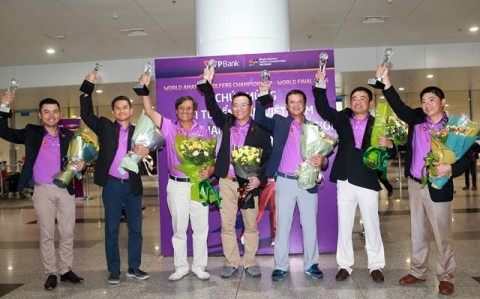 Lễ đón đội tuyển golf TPBank WAGC chiến thắng trở về