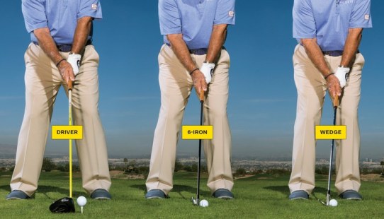 Tư thế setup: bí quyết giữ bóng nguyên một vị trí cho mọi loại gậy golf