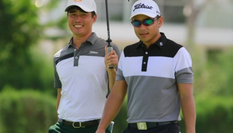 Phạm Minh Đức, Doãn Văn Định ghi -1 điểm sau 9 hố