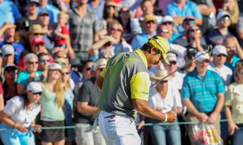 Hideki Matsuyama 'hạ' Webb Simpson bằng playoff để bảo vệ thành công danh hiệu Waste Management 2017