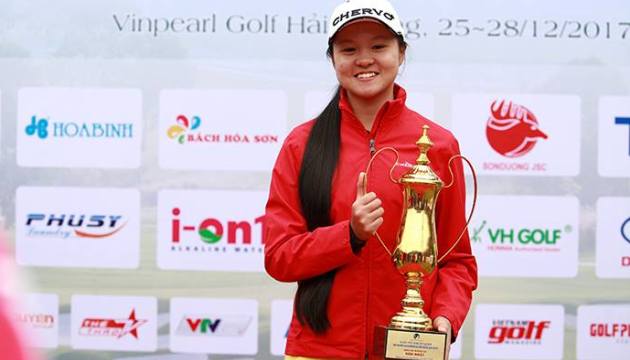 Hanako Kawasaki hoàn thành trọn bộ Grand Slam danh hiệu golf Quốc Gia