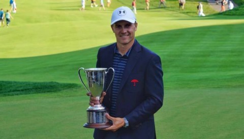 Jordan Spieth ghi birdie từ bunker để vô địch Travelers Championship