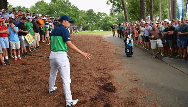 PGA Championship 2017: Jordan Spieth quá tỉnh táo trong xử lý tình huống luật Free Drop