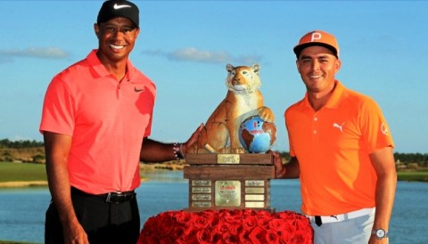 Rickie Fowler vô địch Hero World sau vòng đấu đánh 61 gậy - Tiger Woods xuất sắc về T9