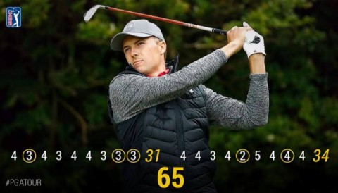 Jordan Spieth đánh 65 gậy trong ngày mở màn The Open