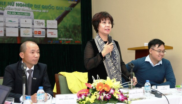 Phó TTK VGA bà Nguyễn Thị Thu Hà: VĐQG 2017 sẽ là một cuộc chuyển giao thế hệ của golf nữ Việt