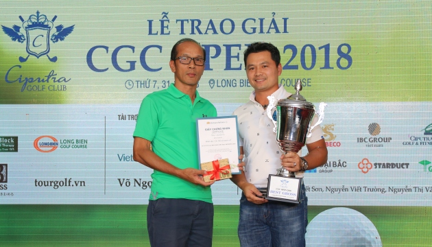 Golfer Thái Trung Hiếu vô địch giải CGC Open 2018