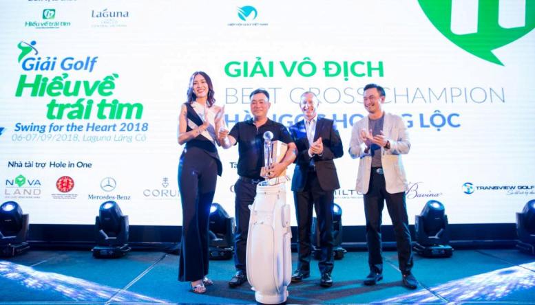 Golfer Hà Ngọc Hoàng Lộc vô địch giải golf Hiểu Về Trái Tim - SWING FOR THE HEART 2018