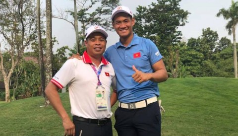 Vòng 1 Golf ASIAD 2018: Trương Chí Quân kém người dẫn đầu 3 gậy