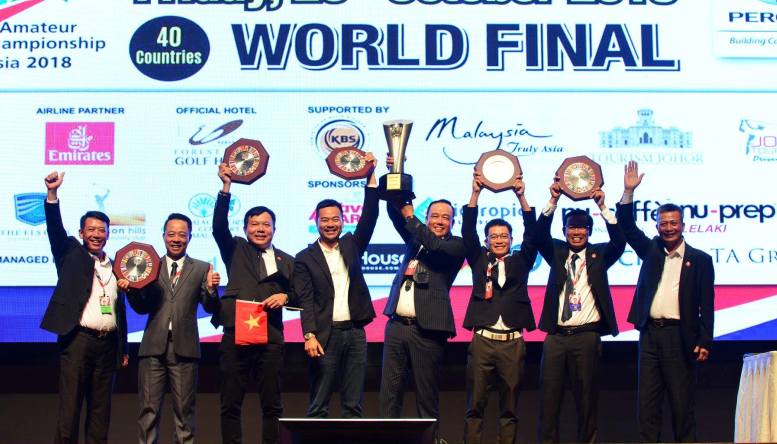 Đội tuyển Việt Nam bảo vệ thành công chức vô địch World Amateur Golfers Championship