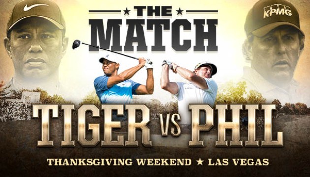 Trận đấu 9 triệu đô giữa Tiger Woods và Phil Mickelson được công bố