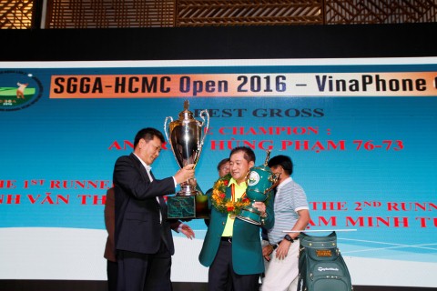 Golfer Andrew Hùng Phạm lên ngôi giải TP HCM mở rộng 2016