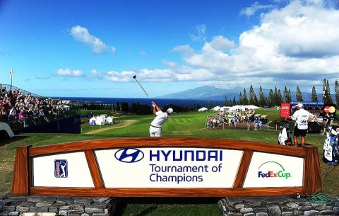 Ảnh đẹp trong tuần 1/2014: Giải Huyndai Tournament of Champions (PGA)