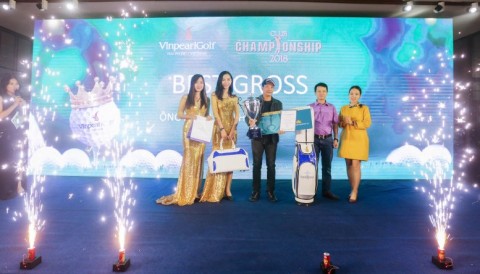 Golfer Doãn Thái Hòa xuất sắc đạt Best Gross giải Vinpearl Golf Hải Phòng Club Championship 2018.