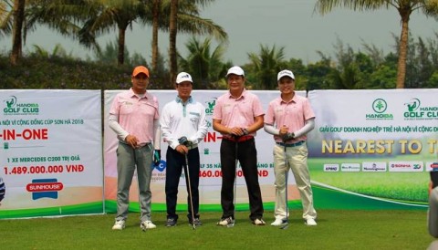 Giải Golf Doanh nghiệp trẻ Hà Nội vì Cộng đồng - Cúp SƠN HÀ 2019 chung tay xây dựng điểm trường cho trẻ em nghèo