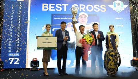 Golfer Nguyễn Văn Tám vô địch giải Bamboo Airways 18 Tournament