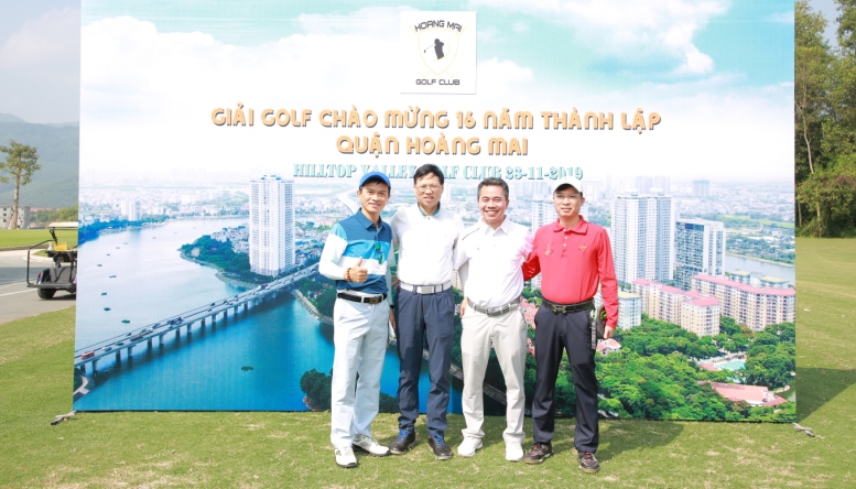 CLB golf Hoàng Mai tổ chức giải Golf chào mừng 16 năm thành lập quận