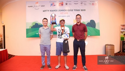 Nguyễn Bảo Long vừa đạt Best Gross và Hole in One vòng 1 giải MyTV Hanoi Junior Golf Tour