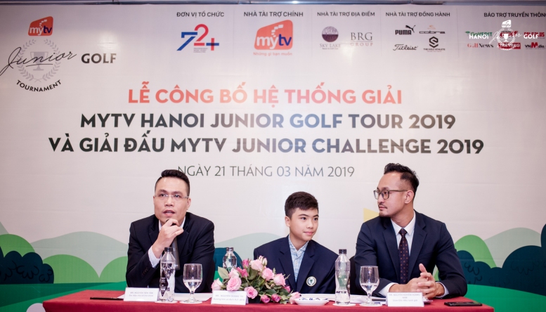 Dịch vụ truyền hình tương tác MyTV là nhà tài trợ chính cho Hanoi Junior Golf Tour 2019