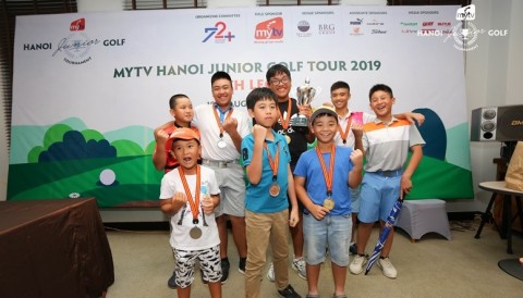 Nguyễn Bảo Long có lần thứ 2 đạt Best Gross MyTV Hanoi Junior Golf Tour