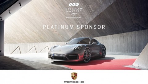 Hãng xe siêu sang Porsche trở thành Nhà Tài trợ Bạch kim cho FLC Vietnam Masters 2019