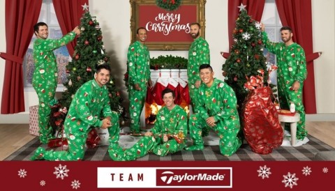 Tiger Woods, Rory McIlroy mặc Pyjama màu xanh lè lè mừng Giáng Sinh