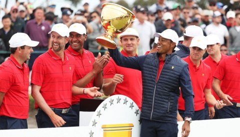 Tiger Woods chính là nguồn cảm hứng, nhịp đập của tuyển Mỹ tại Presidents Cup