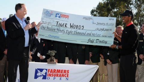 Tiger Woods tiếp tục phá vỡ kỷ lục kiếm nhiều tiền thưởng nhất mọi thời đại của PGA TOUR