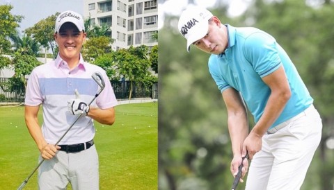 Công Vinh, Bình Minh thi đấu tại giải Golf Vô địch Quốc Gia