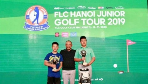 Đánh 69 gậy (-3) ngày 2, Nguyễn Đặng Minh vô địch mùa giải FLC Hanoi Junior Tour 2019