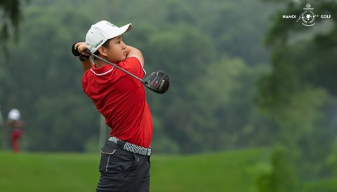 Đánh âm 1, Nguyễn Anh Minh đạt Best Gross vòng 1 VGS Hanoi Junior Golf Tour 2020 