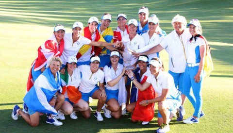 Tuyển nữ Châu Âu bảo vệ thành công chức vô địch Solheim Cup