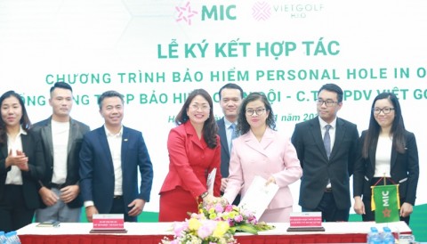 MIC và Hà Việt Golf HIO bắt tay phát triển bảo hiểm Hole in One