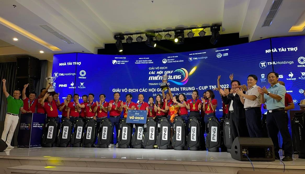Đà Nẵng giành cú đúp danh hiệu giải VĐ Các Hội Golf miền Trung - Cúp TNL 2022