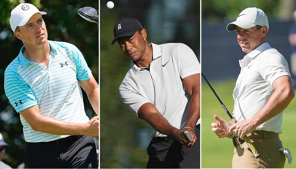 Siêu nhóm đấu tại PGA Championship: Tiger Woods, Rory McIlroy, Jordan Spieth