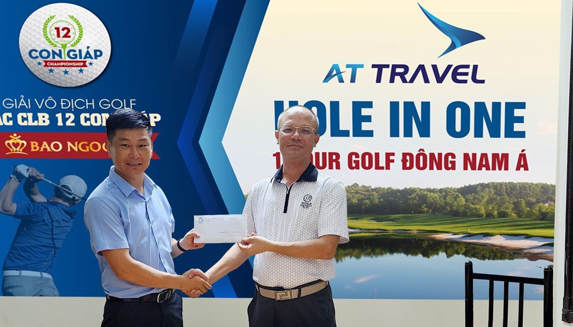 AT Travel trao thưởng HIO cho golfer có kiểu ăn mừng 'gà bay'