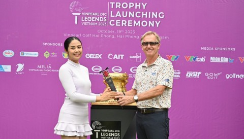 Ngọc Hân, Jennifer Phạm, Kim Huệ rạng rỡ ở lễ ra mắt Cup Vinpearl DIC Legends Vietnam 2023 
