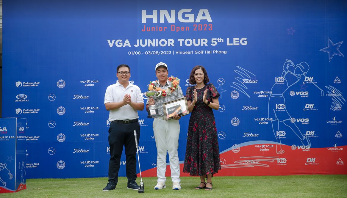 Nguyễn Đặng Minh lần thứ 2 vô địch chặng VGA JUNIOR TOUR 2023