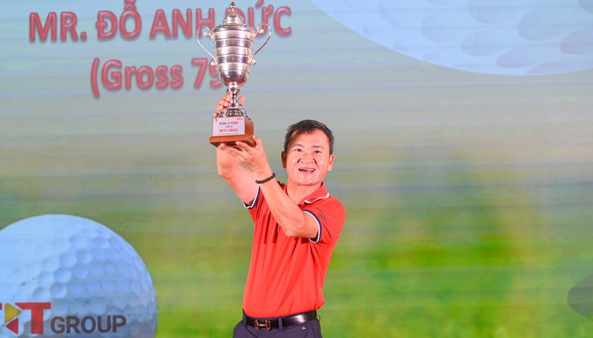 Chức vô địch K34 FITCUP Lần 3 gọi tên golfer Đỗ Anh Đức