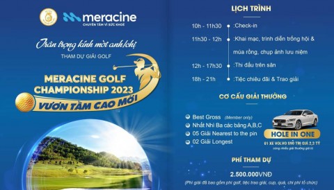 Meracine Golf Championship 2023: Giải ra mắt Đội tuyển Golf Họ Nguyễn phía Bắc