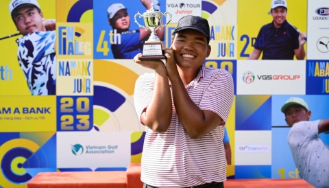 Nguyễn Đức Sơn vô địch chặng chung kết mùa VGA Junior Tour 2023
