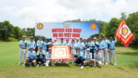 CLB Golf Họ Hà Việt Nam ghi dấu ấn tại Giải Vô địch các CLB Golf Dòng Họ - Tranh Cup Jymec 2023
