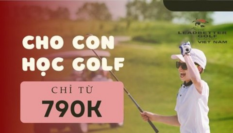 Leadbetter Việt Nam sẵn sàng 'cai điện thoại' cho con bạn với các buổi học golf thú vị